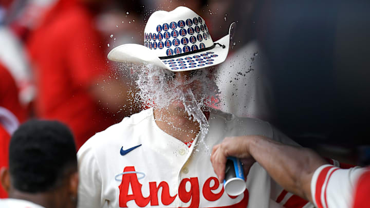 Oakland Athletics v Los Angeles Angels