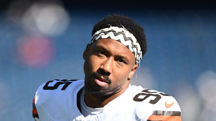 Cleveland Browns defensive end Myles Garrett