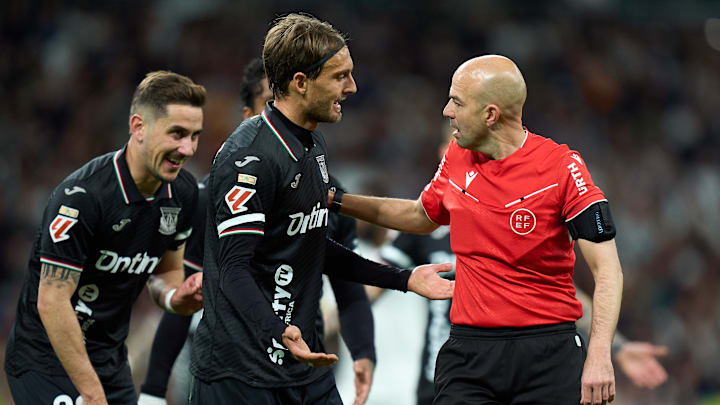 Leganés semblait remonter contre l'arbitrage après le match face au Real Madrid.