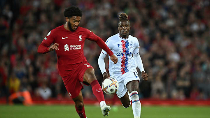 Joe Gomez in action against his potential future employers 