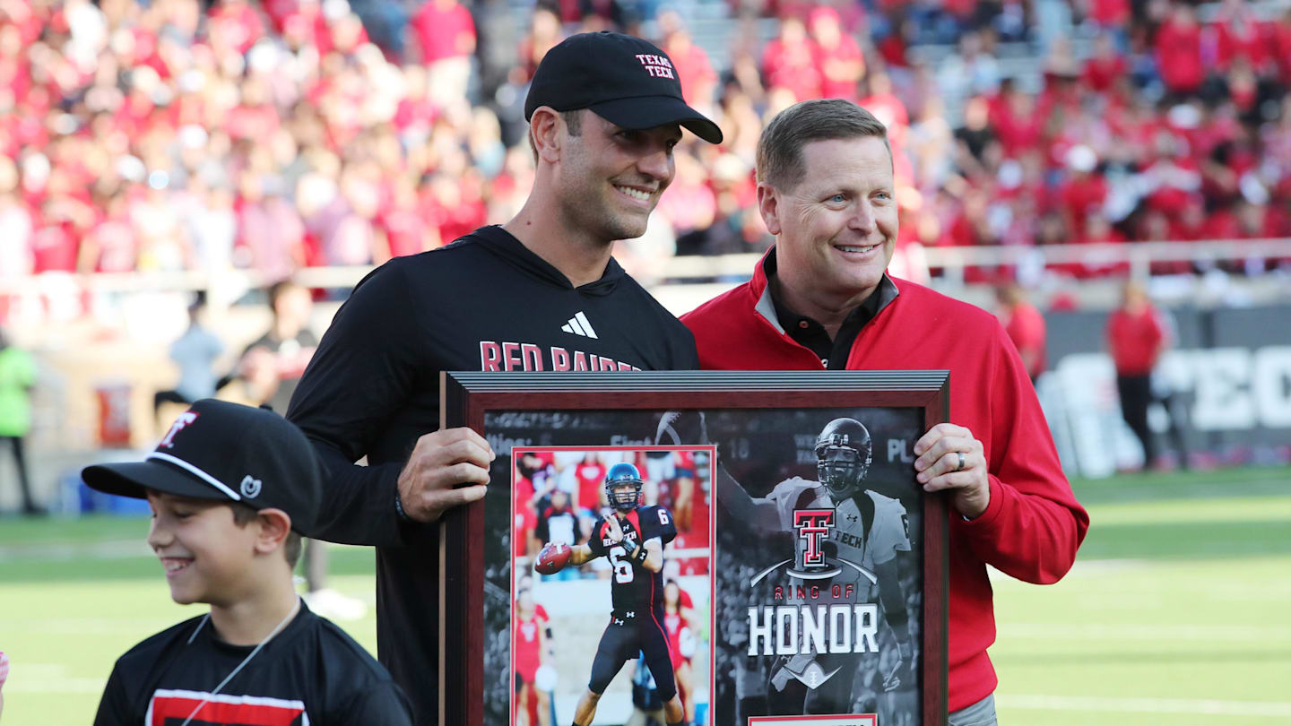 Red Raiders Legend Graham Harrell Becomes 8th Texas Tech Player in College Football Hall of Fame