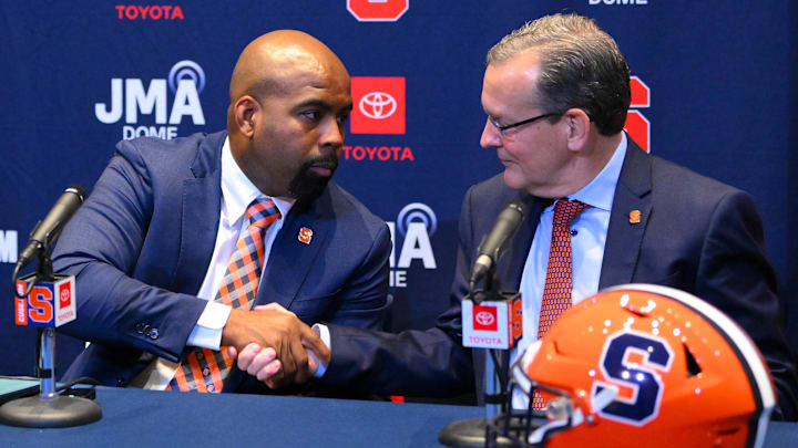In a recent interview, Syracuse football head coach Fran Brown said, "We're the main event" and won’t back down to anyone.