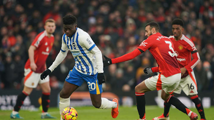 Carlos Baleba is a Man United target 