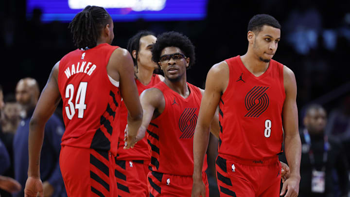 Apr 5, 2024; Washington, District of Columbia, USA; Portland Trail Blazers guard Scoot Henderson
