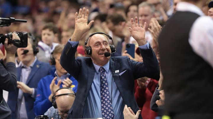 ESPN analyst Dick Vitale in 2022. ESPN analyst Dick Vitale in 2022.