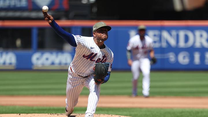 May 17, 2026; New York City, New York, USA; New York Mets pitcher Freddy Peralta (51) delivers a pitch during the second inning against the New York Yankees at Citi Field. Mandatory Credit: Vincent Carchietta-Imagn Images May 17, 2026; New York City, New York, USA; New York Mets pitcher Freddy Peralta (51) delivers a pitch during the second inning against the New York Yankees at Citi Field. Mandatory Credit: Vincent Carchietta-Imagn Images
