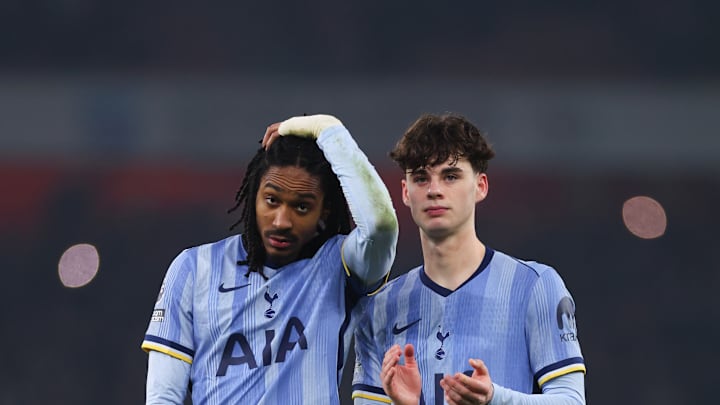 Djed Spence and Archie Gray after the game