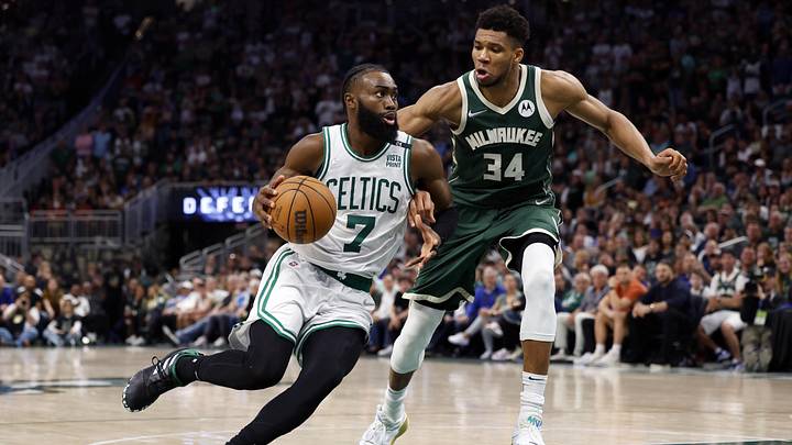Jaylen Brown’s future in Boston looks more uncertain after the Celtics reportedly tried to trade him for Giannis Antetokounmpo. Jaylen Brown’s future in Boston looks more uncertain after the Celtics reportedly tried to trade him for Giannis Antetokounmpo.