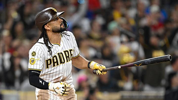 Jun 23, 2026; San Diego, California, USA; San Diego Padres right fielder Fernando Tatis Jr. (23) has been swinging a red-hot bat as we approach the last stretch of the 2026 MLB season. Denis Poroy-Imagn Images Jun 23, 2026; San Diego, California, USA; San Diego Padres right fielder Fernando Tatis Jr. (23) has been swinging a red-hot bat as we approach the last stretch of the 2026 MLB season. Denis Poroy-Imagn Images