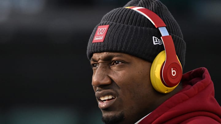 Washington Commanders wide receiver Deebo Samuel. Washington Commanders wide receiver Deebo Samuel.