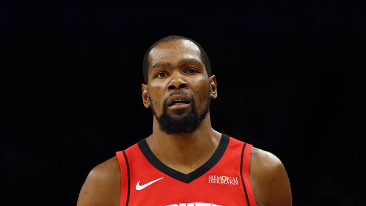 Apr 7, 2026; Phoenix, Arizona, USA; Houston Rockets forward Kevin Durant (7) against the Phoenix Suns at Mortgage Matchup Center. Mandatory Credit: Mark J. Rebilas-Imagn Images Apr 7, 2026; Phoenix, Arizona, USA; Houston Rockets forward Kevin Durant (7) against the Phoenix Suns at Mortgage Matchup Center. Mandatory Credit: Mark J. Rebilas-Imagn Images