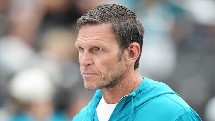 Nov 2, 2025; Paradise, Nevada, USA; Jacksonville Jaguars general manager Tony Boselli during the game against the Las Vegas Raiders at Allegiant Stadium. Mandatory Credit: Kirby Lee-Imagn Images