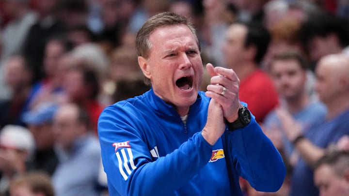 Kansas Jayhawks head coach Bill Self