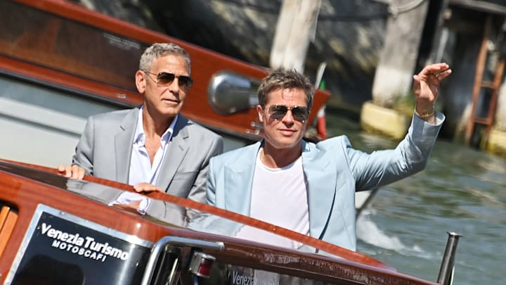 "Wolfs" Photocall - Venice International Film Festival - Boat Arrivals