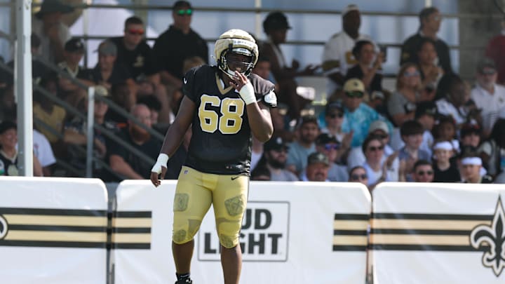 New Orleans Saints guard Torricelli Simpkins III 
