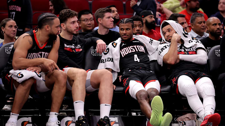 Dillon Brooks, Alperen Sengun, Jalen Green, Fred VanVleet 