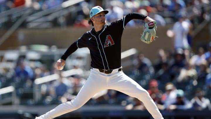 Ryne Nelson Pitches agains the Seattle Mariners for the Arizona Diamondbacks Ryne Nelson Pitches agains the Seattle Mariners for the Arizona Diamondbacks