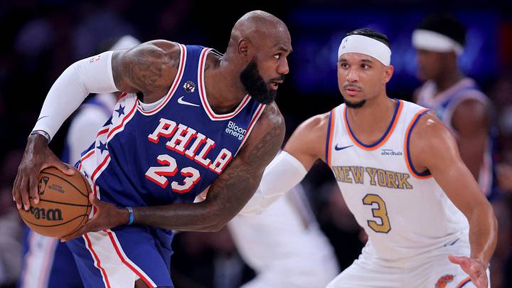 LeBron James and the Sixers got the best of the Knicks in their showdown at MSG. LeBron James and the Sixers got the best of the Knicks in their showdown at MSG.