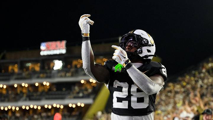 Sep 5, 2026; Nashville, Tennessee, USA; Vanderbilt Commodores running back Sedrick Alexander (28) celebrates his touchdown against the Austin Peay Governors during the second half at FirstBank Stadium. Mandatory Credit: Steve Roberts-Imagn Images Sep 5, 2026; Nashville, Tennessee, USA; Vanderbilt Commodores running back Sedrick Alexander (28) celebrates his touchdown against the Austin Peay Governors during the second half at FirstBank Stadium. Mandatory Credit: Steve Roberts-Imagn Images