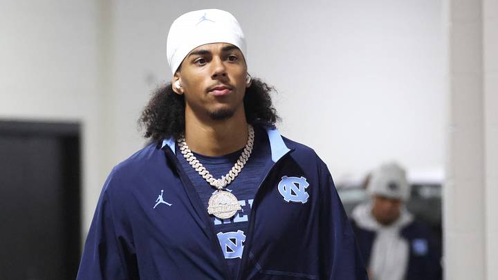 Oct 10, 2026; Pittsburgh, Pennsylvania, USA;  North Carolina Tar Heels quarterback Travis Burgess (3) arrives the the stadium to play the Pittsburgh Panthers at Acrisure Stadium.  Mandatory Credit: Charles LeClaire-Imagn Images