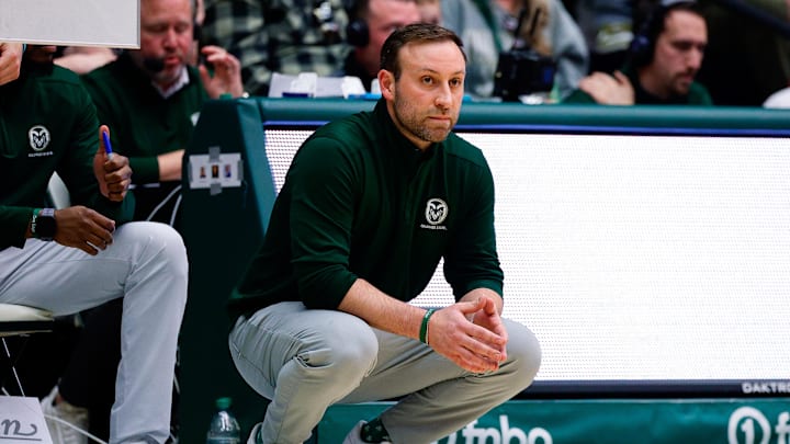Feb 14, 2026; Fort Collins, Colorado, USA; Colorado State Rams head coach Ali Farokhmanesh.