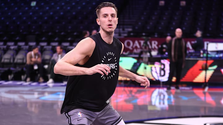 Zach Collins was traded to the Chicago Bulls as part of a three-team trade involving De'Aaron Fox and Zach Lavine