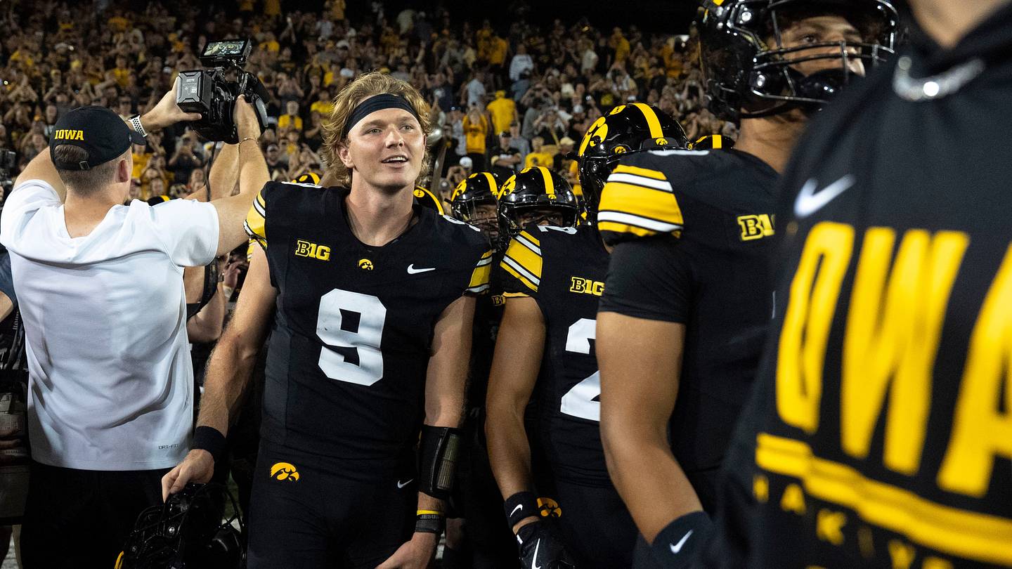 Doesn't Look Good for Iowa QB to Play Against Huskies