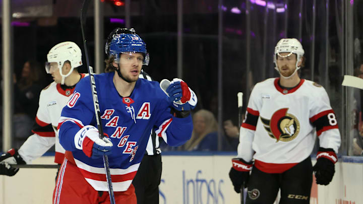 Ottawa Senators v New York Rangers