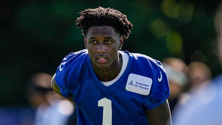 Indianapolis Colts cornerback Sauce Gardner Indianapolis Colts cornerback Sauce Gardner