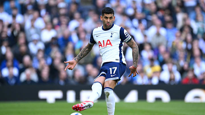 Cristian Romero in action against AFC Bournemouth 