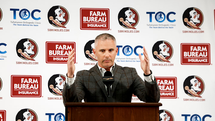Florida State Head Football Coach Spring Football Press Conference