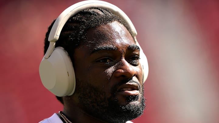 Brandon Aiyuk of the San Francisco 49ers Brandon Aiyuk of the San Francisco 49ers