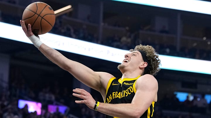 Brandin Podziemski of the Golden State Warriors