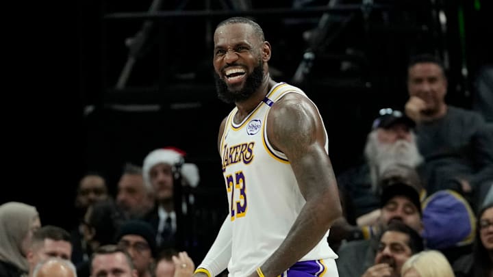 LeBron James has always shined bright on Christmas.