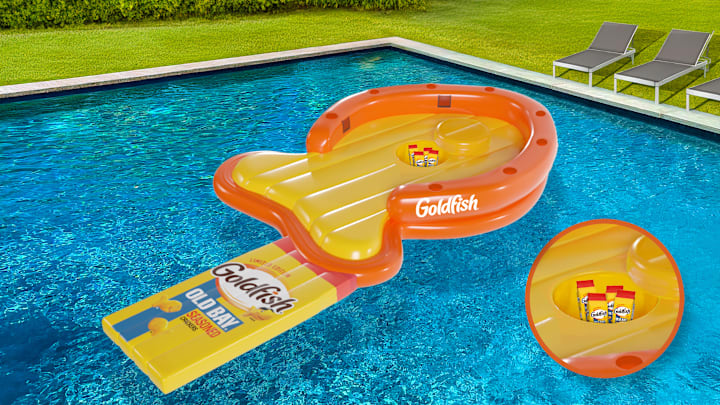Goldfish Old Bay Pool Floatie - credit: Goldfish