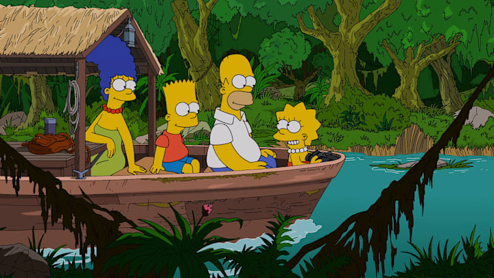 THE SIMPSONS -- "You Don't Have to Live Like a Referee" (Airs Monday, September 1, 8:30 PM e/p) -- Pictured: (L-R) Marge Simpson, Bart Simpson, Homer Simpson, Lisa Simpson. CR: Fox Broadcasting/FXX