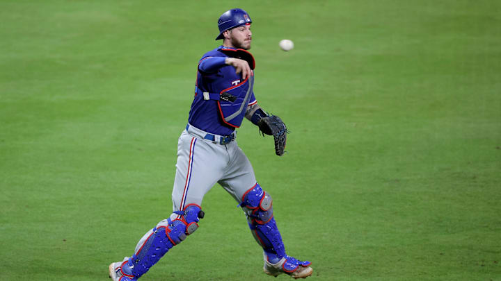 Texas Rangers catcher Jonah Heim
