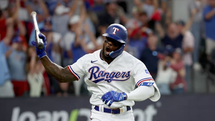Texas Rangers right fielder Adolis Garcia