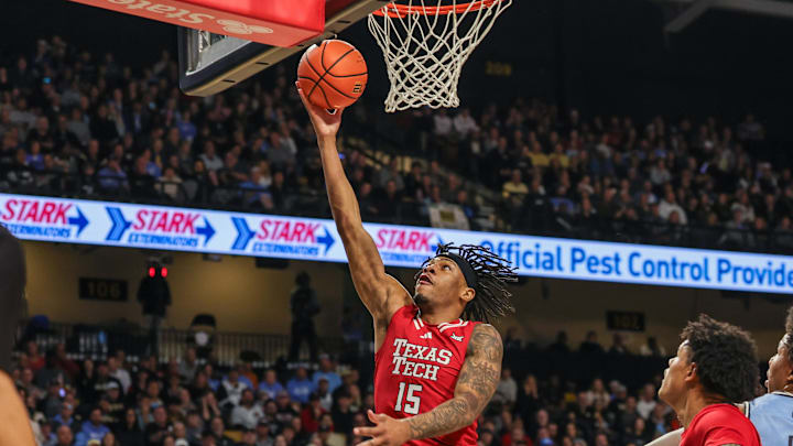 Texas Tech Red Raiders forward JT Toppin Mandatory Credit: Mike Watters-Imagn Images Texas Tech Red Raiders forward JT Toppin Mandatory Credit: Mike Watters-Imagn Images