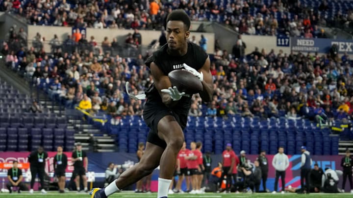  Michigan wide receiver Cornelius Johnson (WO13) . Mandatory Credit: Kirby Lee-Imagn Images