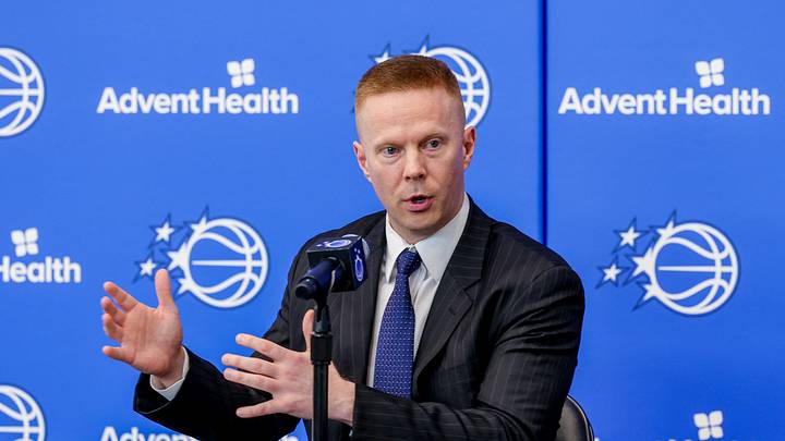 JJun 18, 2026; Orlando, FL, USA; Orlando Magic head coach Sean Sweeney takes media questions during a press conference at AdventHealth Training Center. Mandatory Credit: Mike Watters-Imagn Images JJun 18, 2026; Orlando, FL, USA; Orlando Magic head coach Sean Sweeney takes media questions during a press conference at AdventHealth Training Center. Mandatory Credit: Mike Watters-Imagn Images