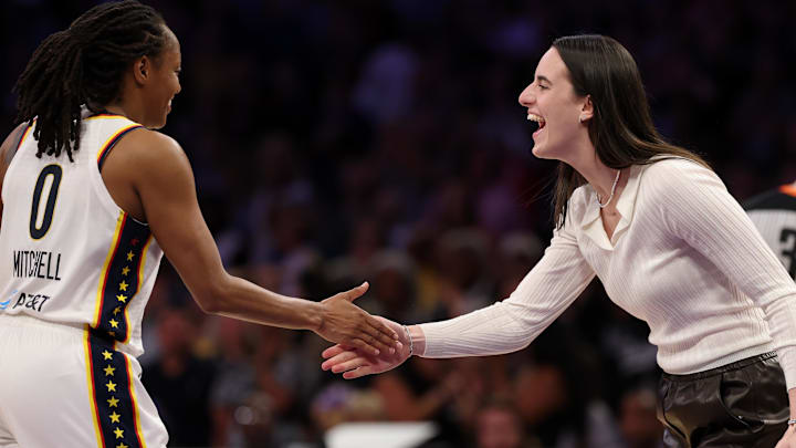 Caitlin Clark loved Kelsey Mitchell's 34-point outburst Sunday