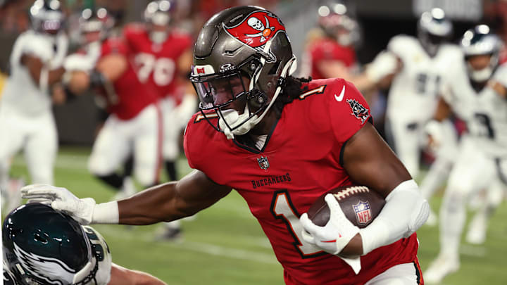 Tampa Bay Buccaneers running back Rachaad White.