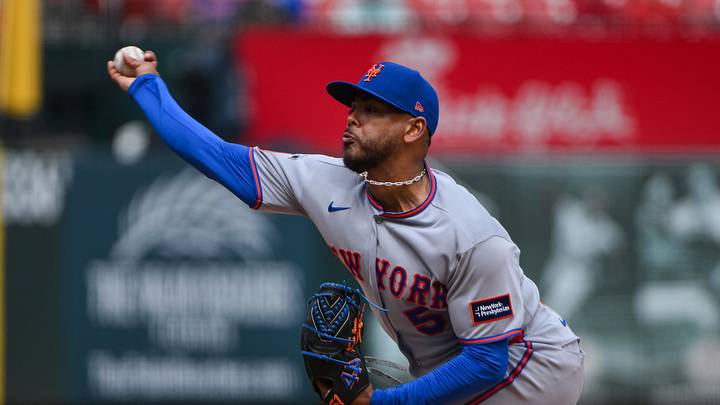 Mets' Freddy Peralta Reacts to Being Pulled in Loss