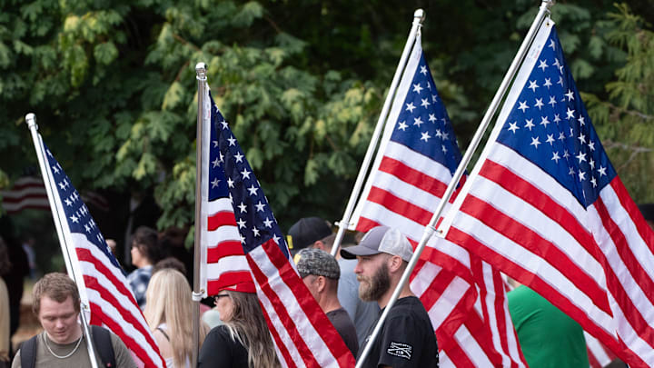 Mourners gather to remember American right-wing political activist Charlie Kirk who was killed in Utah earlier this week.