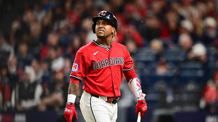 Ramirez reacts after striking out against the Chicago White Sox during the eighth inning. Ramirez reacts after striking out against the Chicago White Sox during the eighth inning.