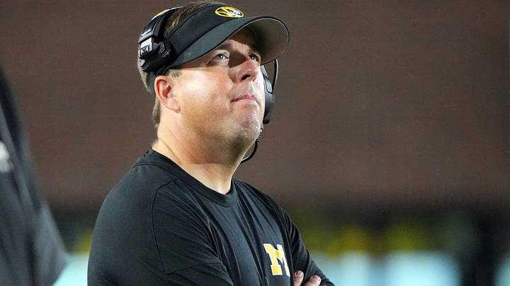 Sep 3, 2026; Columbia, Missouri, USA; Missouri Tigers head coach Eli Drinkwitz is seen during the game against the Arkansas-Pine Bluff Golden Lions at Faurot Field at Memorial Stadium. Mandatory Credit: Denny Medley-Imagn Images Sep 3, 2026; Columbia, Missouri, USA; Missouri Tigers head coach Eli Drinkwitz is seen during the game against the Arkansas-Pine Bluff Golden Lions at Faurot Field at Memorial Stadium. Mandatory Credit: Denny Medley-Imagn Images