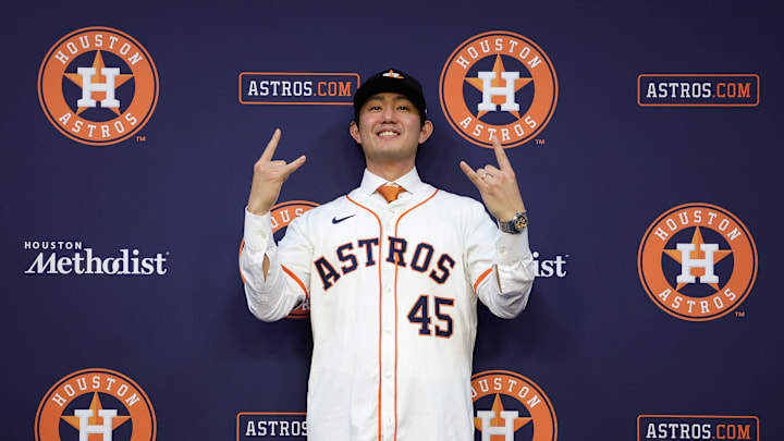 Houston Astros Introduce Tatsuya Imai Houston Astros Introduce Tatsuya Imai