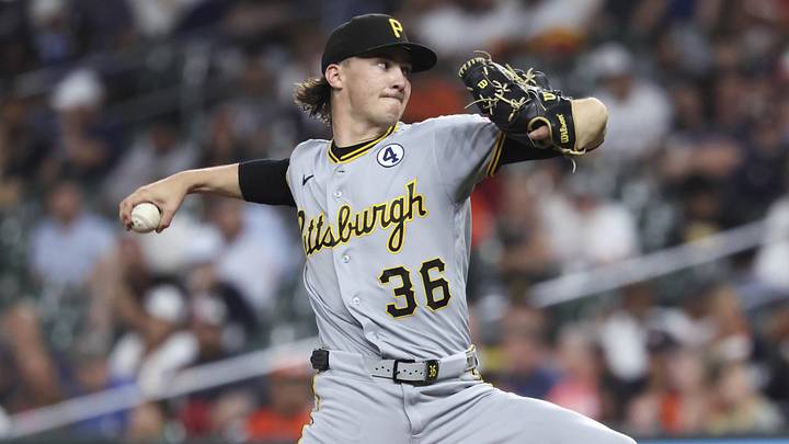 Jun 2, 2026; Houston, Texas, USA; Pittsburgh Pirates starting pitcher Bubba Chandler (36) delivers a pitch during the second inning against the Houston Astros at Daikin Park. Mandatory Credit: Troy Taormina-Imagn Images Jun 2, 2026; Houston, Texas, USA; Pittsburgh Pirates starting pitcher Bubba Chandler (36) delivers a pitch during the second inning against the Houston Astros at Daikin Park. Mandatory Credit: Troy Taormina-Imagn Images