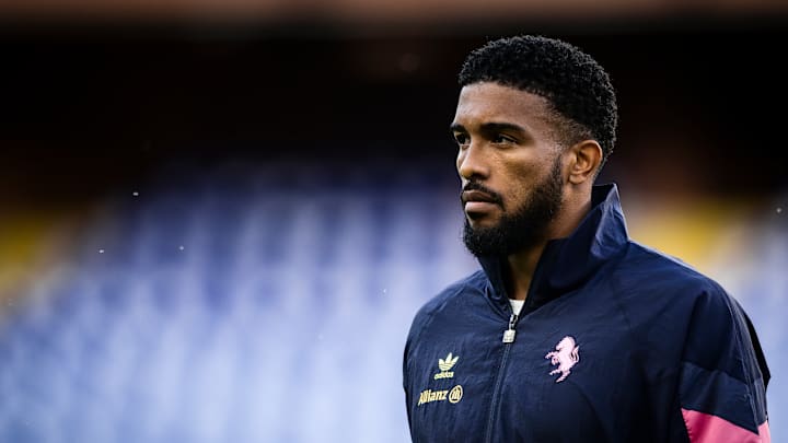 Gleison Bremer of Juventus FC looks on prior to the Serie A... Gleison Bremer of Juventus FC looks on prior to the Serie A...